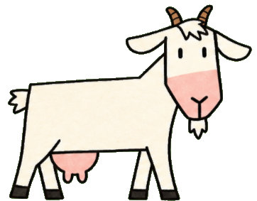 Friendly, the illustrated Friendly Goat Dairy goat
